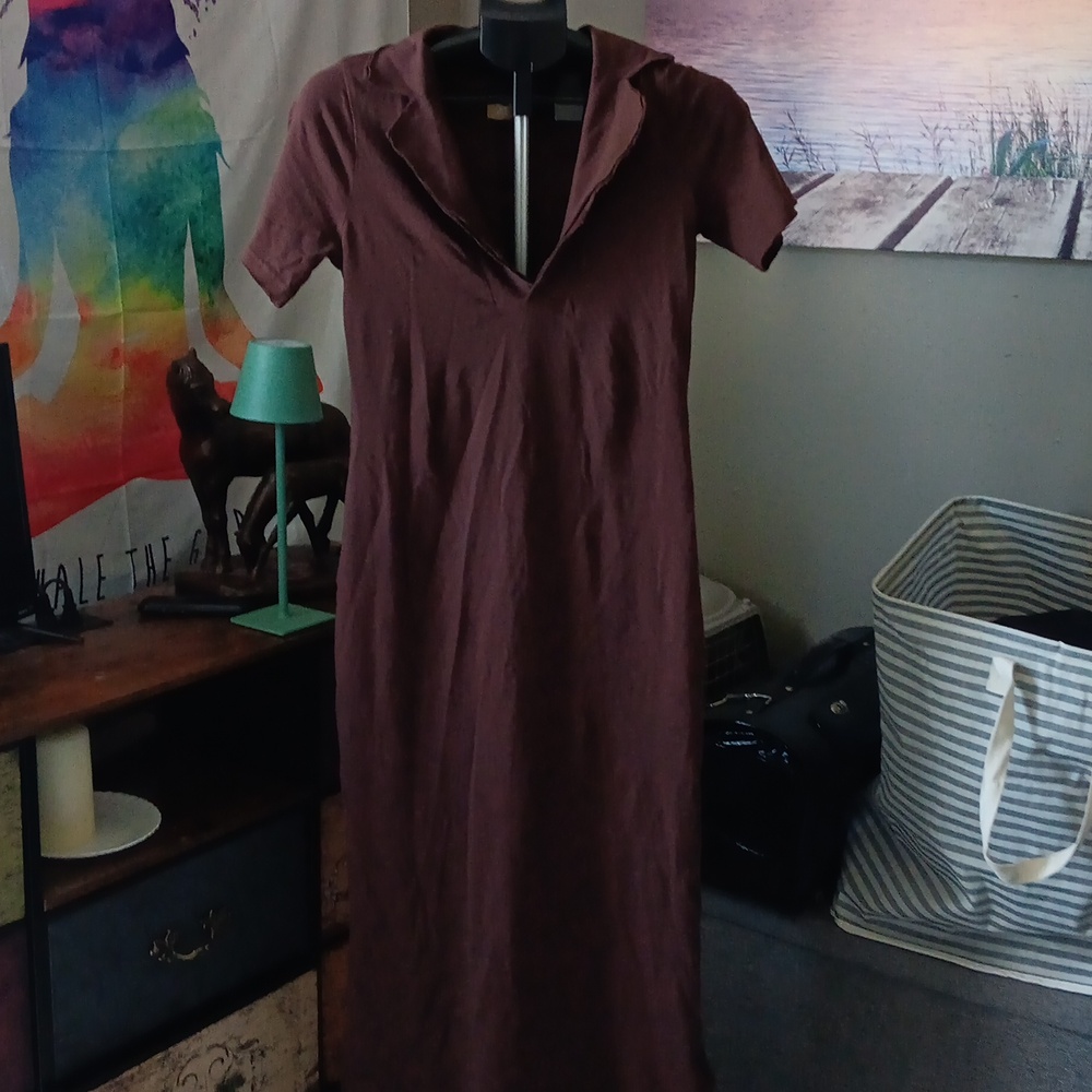 COPY - Free People Brown Midi Dress